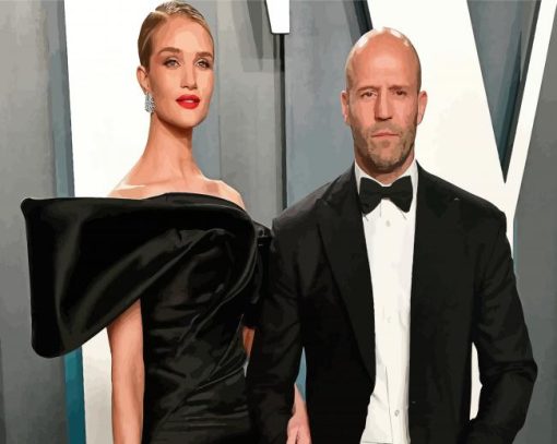 Jason Statham And Rosie Huntington Whiteley Diamond Paintings