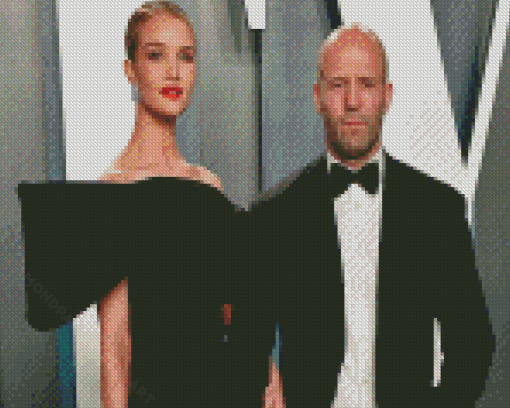 Jason Statham And Rosie Huntington Whiteley Diamond Paintings