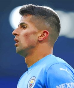 Joao Cancelo Side Profile Diamond Paintings