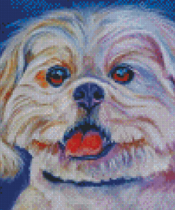 Lhasa Apso Dog Diamond Paintings