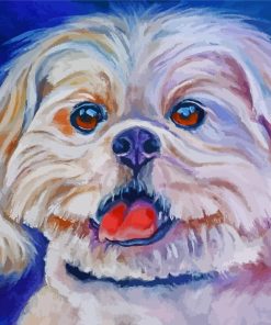 Lhasa Apso Dog Diamond Paintings