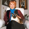 Margaret Keane With Cat Diamond Paintings