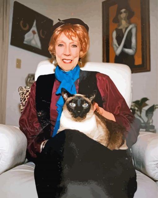 Margaret Keane With Cat Diamond Paintings