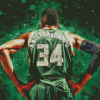 Milwaukee Bucks Player Back Diamond Paintings