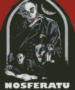 Nosferatu Illustration Movie Poster Diamond Paintings