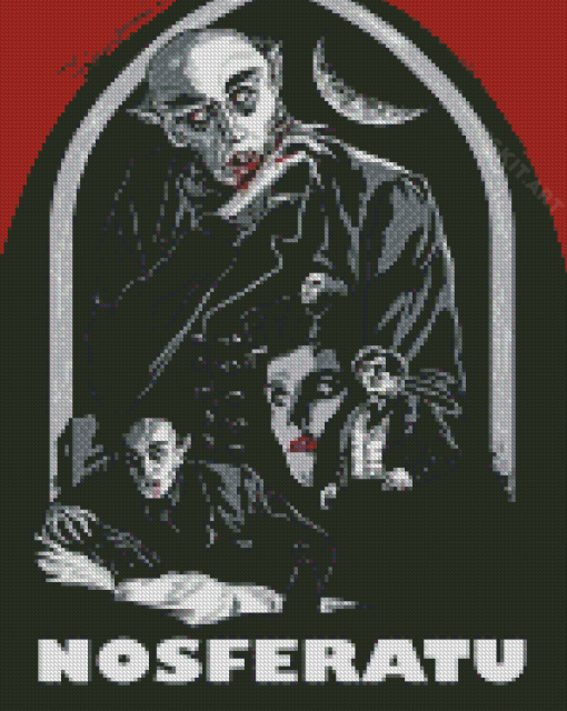 Nosferatu Illustration Movie Poster Diamond Paintings