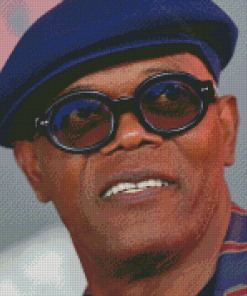 Samuel L Jackson With Glasses Diamond Paintings