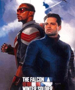 The Falcon And The Winter Soldier Poster Diamond Paintings