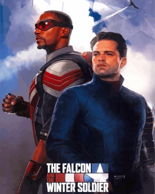 The Falcon And The Winter Soldier Poster Diamond Paintings