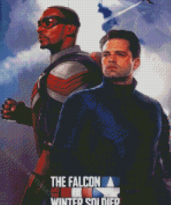 The Falcon And The Winter Soldier Poster Diamond Paintings