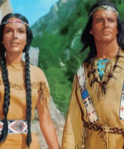 Winnetou Movie Characters Diamond Paintings