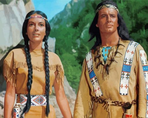 Winnetou Movie Characters Diamond Paintings