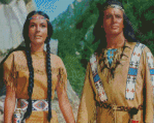 Winnetou Movie Characters Diamond Paintings