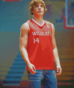 Zac Efron Troy Bolton Diamond Paintings