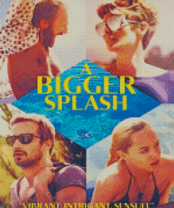 A Bigger Splash Poster Diamond Paintings