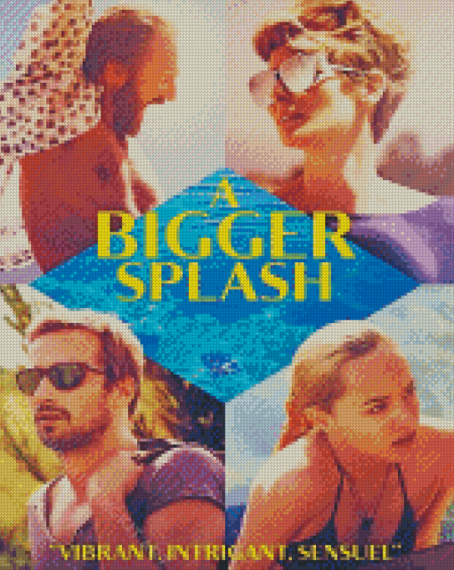 A Bigger Splash Poster Diamond Paintings