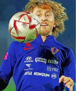 Aesthetic Luka Modric Football Diamond Paintings