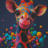 Aesthetic Colorful Giraffe Diamond Paintings