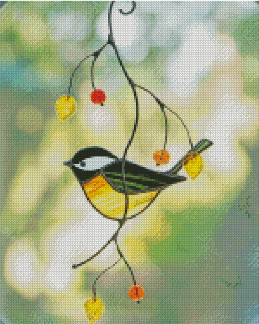 Glass Bird Diamond Paintings