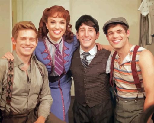 Newsies Characters Diamond Paintings