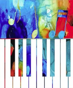 Abstract Piano Diamond Painting