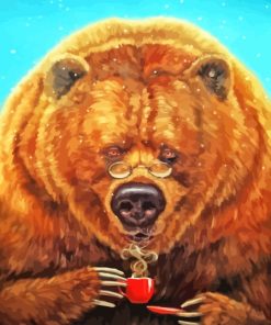 Animal Drinking Diamond Painting