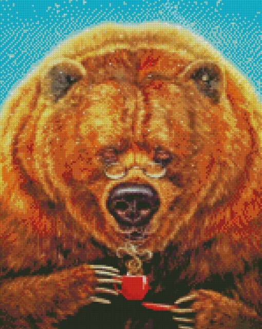 Animal Drinking Diamond Painting