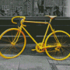 Yellow Bike Diamond Painting