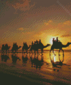 Broome Camels Diamond Painting