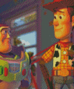 Buzz Lightyear And Woody Diamond Painting