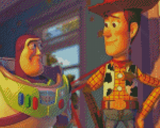 Buzz Lightyear And Woody Diamond Painting