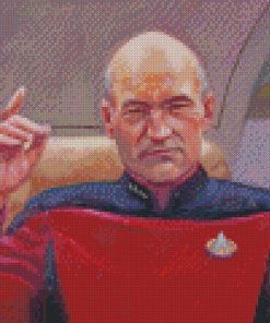 Captain Picard Diamond Painting