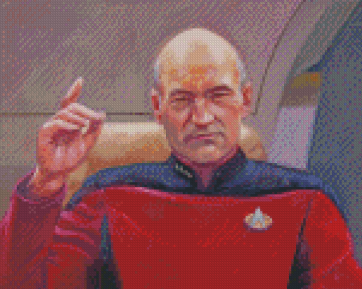 Captain Picard Diamond Painting