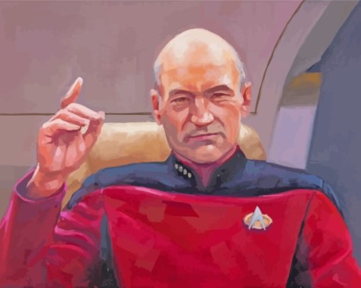 Captain Picard Diamond Painting