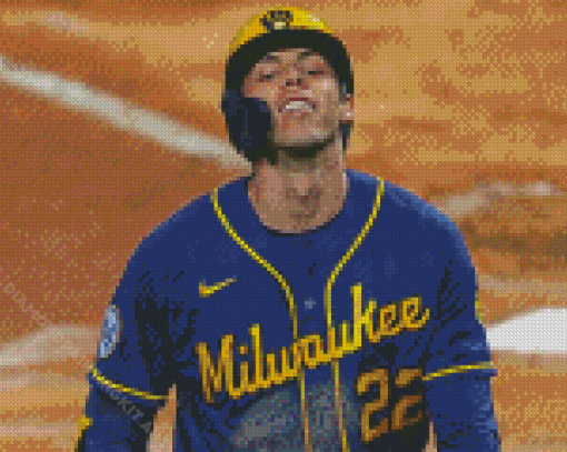 Cool Christian Yelich Diamond Painting