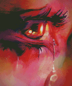 Crying Eye Diamond Painting