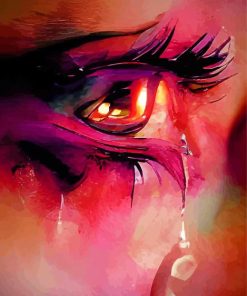 Crying Eye Diamond Painting