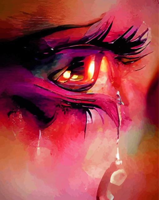 Crying Eye Diamond Painting