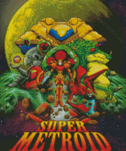 Super Metroid Diamond Painting