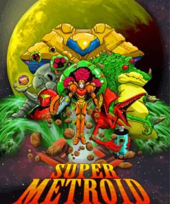 Super Metroid Diamond Painting