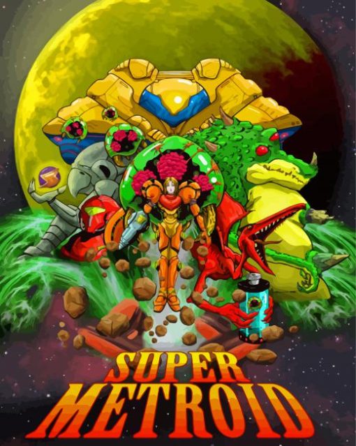 Super Metroid Diamond Painting