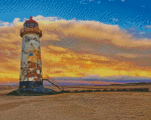 Talacre Lighthouse Diamond Painting