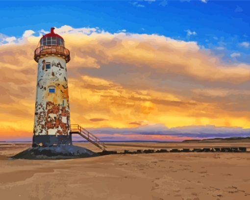 Talacre Lighthouse Diamond Painting