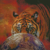 Tiger And Earth Diamond Painting