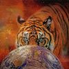 Tiger And Earth Diamond Painting