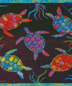 Turtles Mandala Diamond Painting