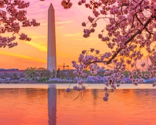 Washington Monument Diamond Painting