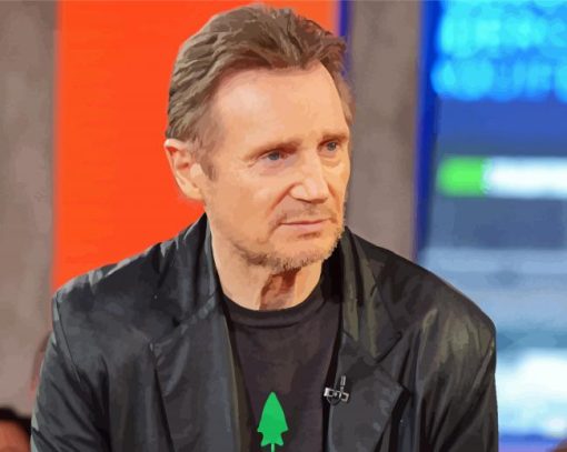 Liam Neeson Diamond Painting