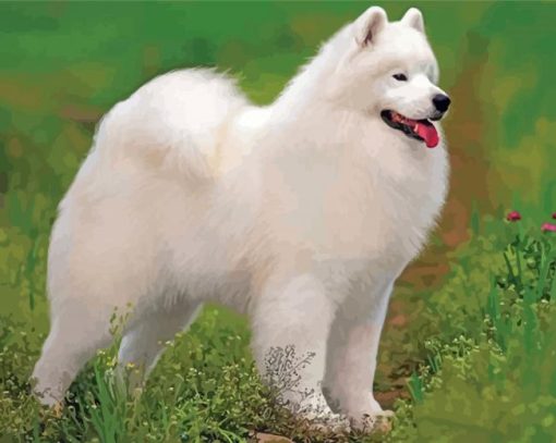 American Eskimo Diamond Painting