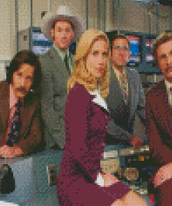 Aesthetic Anchorman Diamond Painting